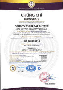 2025.03 Certificate ISO 22000 Dat Butter.pdf